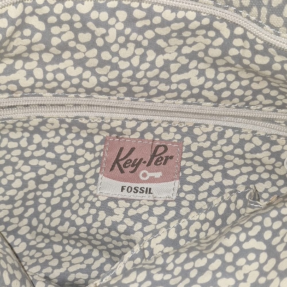 VINTAGE FOSSIL Key-Per Floral Handbag - Picture 5 of 15
